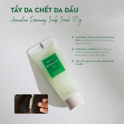 Tdc da đầu Aromatica 165g