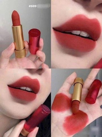 Son thỏi Gucci Mat #505 (vỏ đỏ Limited) sale