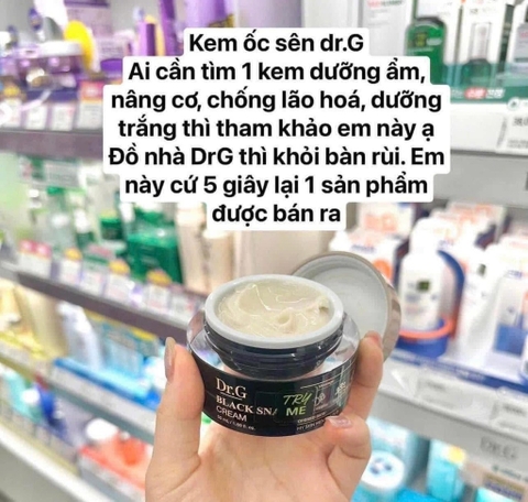 Kem dưỡng Dr.G Black Snail
