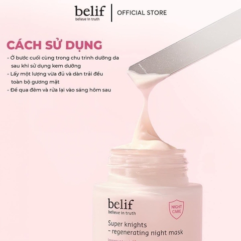 Mask ngủ Belif hồng tuýp 50ml