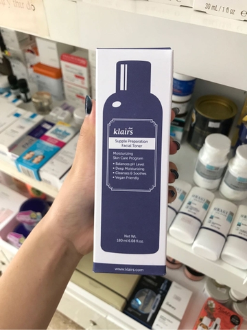 Toner Klairs có mùi 180ml