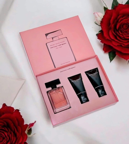 Set 3 món nước hoa Narc #Noir rose 50ml sale