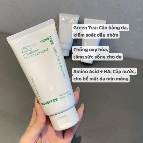 Srm Green Tea Innisfree ( mẫu mới )