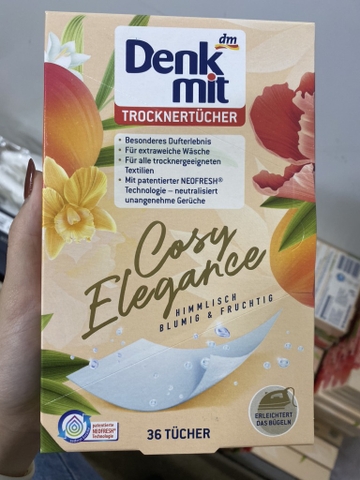 Giấy thơm quần áo Denkmit 36 tờ sale