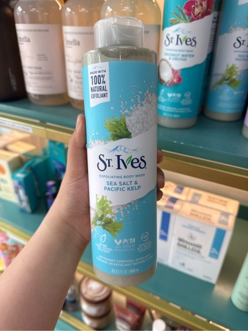 Sữa tắm St.Ives 650ml #Sea Salt