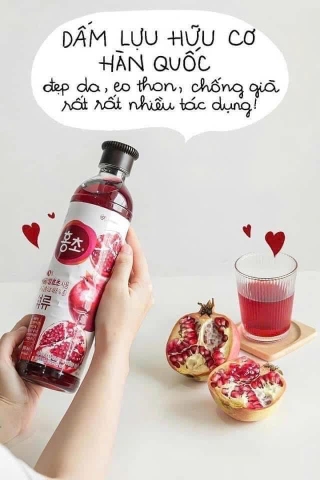 Giấm lựu hữu cơ 900ml sale