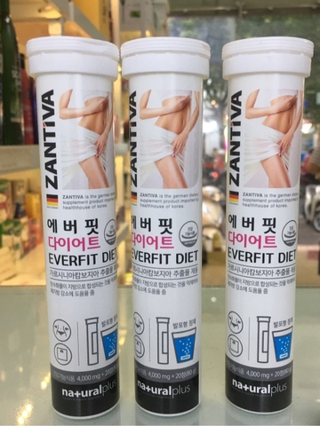 [TPCN] Viên sủi giảm cân Zantiva (1 ống)