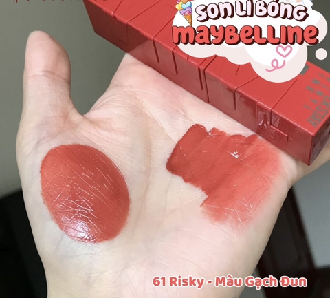 Son Maybeline Vinyl Ink #61 Risky