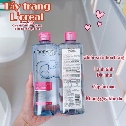 tt loreal hồng 400ml