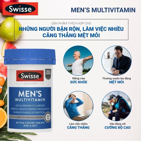 [TPCN] Swisse Men's Multivitamin 100V sale