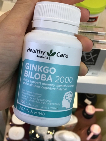 [TPCN] Healthycare bổ não Ginkgo 100V