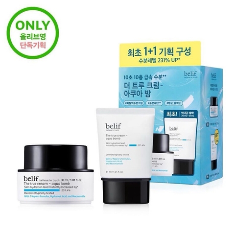 Set kem dưỡng Belif #Aqua Bomb ord