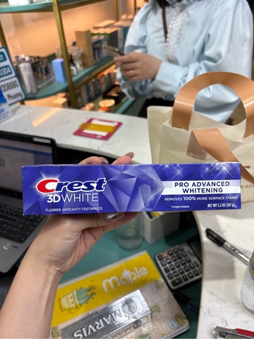 KĐR Crest 3D White #Tím 147g sale