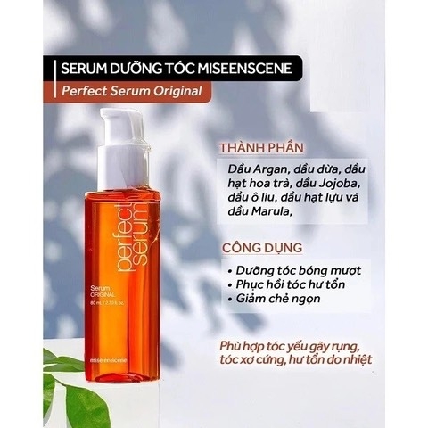Dưỡng tóc Missen Perfect Serum sale