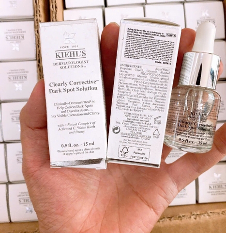 serum kiehl's dark  spot solution 15ml