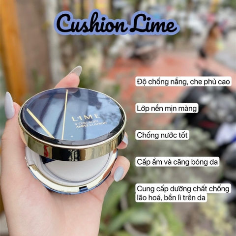 Cushion Lime #Xanh (da khô) 10