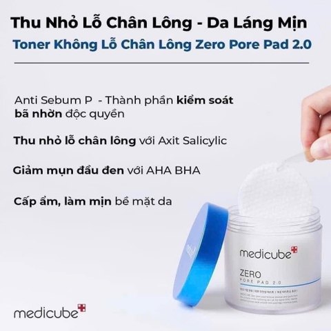 Toner pad medicube #xanh dương