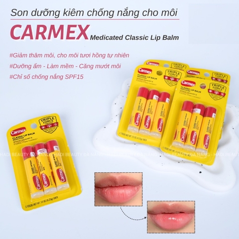 Set 3 son dưỡng Carmex ord