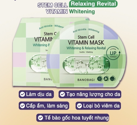 Mask Banobagi #Whitening & Relaxing Revital