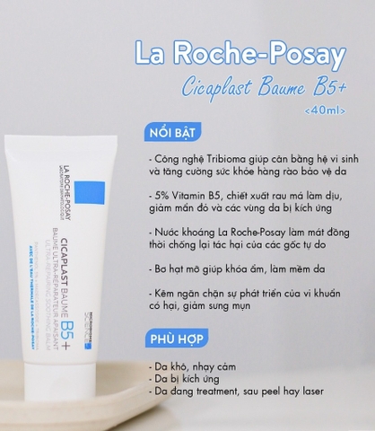 Kem dưỡng B5 laroche posay 40ml k giảm