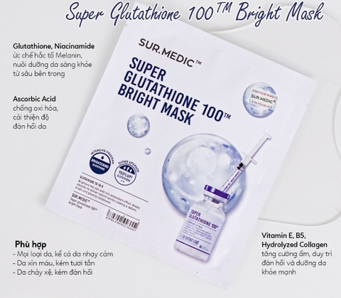 Mask Sur.Medic #Super Glutathione