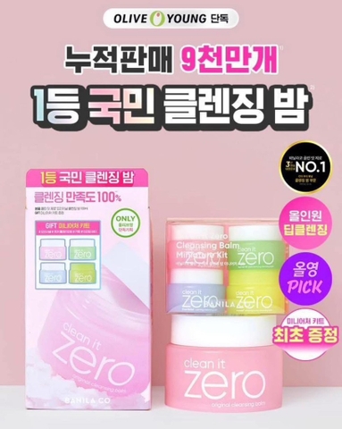 Set sáp tẩy trang Banila