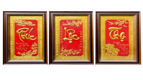 Tranh Thư Pháp Phúc Lộc Thọ - Tâm Điểm Của Sự An Lành Và Thịnh Vượng