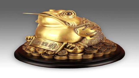 Những điều cần biết khi đặt cóc ngậm tiền tại phòng khách