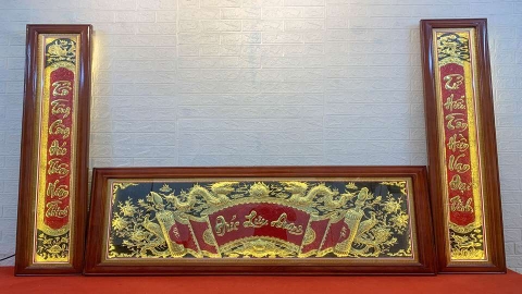 Sự Hoàn Mỹ Của Không Gian Thờ Cúng Đến Từ Hoành Phi Câu Đối Đồng