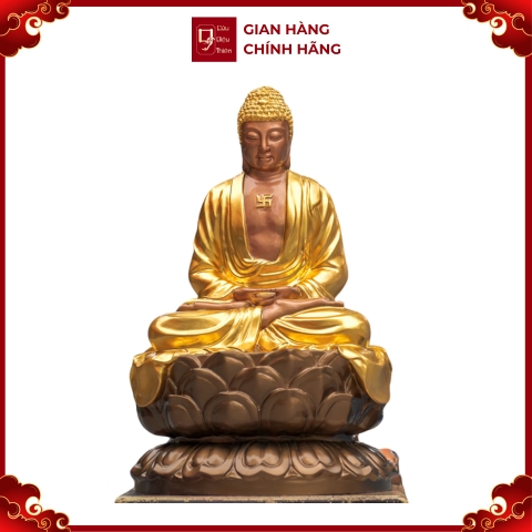 Tượng Phật Thích Ca - Đồ Đồng Cao Cấp - Cửu Diệu Thiên - THN043