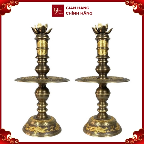 Đôi Chân Nến - Đồng Hun Giả Cổ - Cửu Diệu Thiên - HL004
