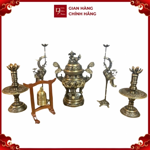 Bộ Ngũ Sự - Đồ Đồng Cao Cấp - Cửu Diệu Thiên - NS011