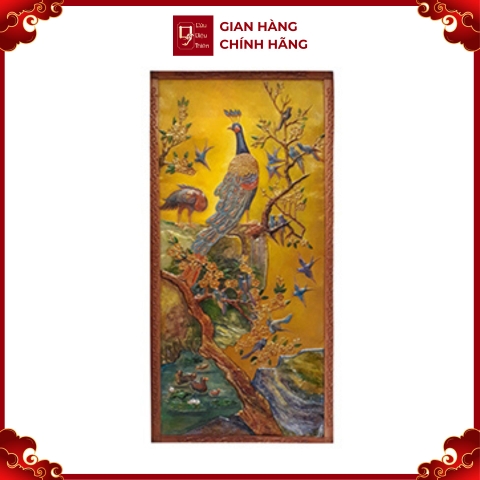 Tranh Công Mai - Đồ Đồng Cao Cấp - Cửu Diệu Thiên - THN392