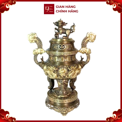 Đỉnh Đồng Phúc Lộc Thọ Khang Ninh - Đồ Đồng Cao Cấp - Cửu Diệu Thiên - ZC003