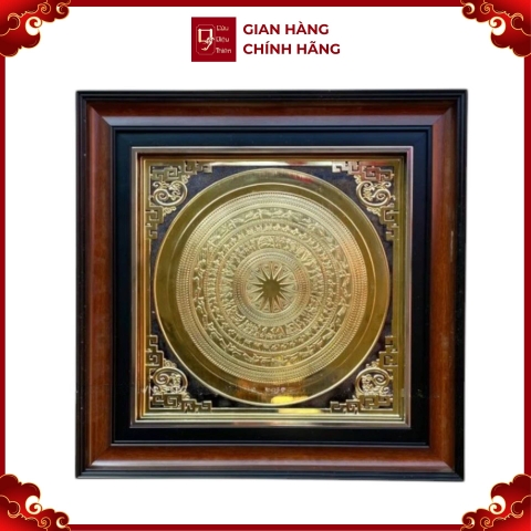 Tranh Đồng Mặt Trống Đồng ( 55x55cm ) - Cửu Diệu Thiên - ĐT013
