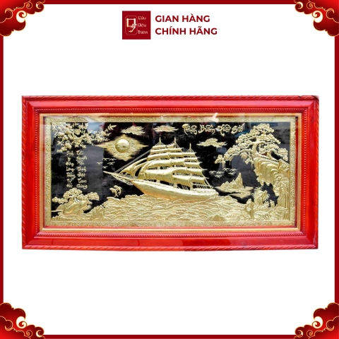 Tranh Thuận Buồm Xuôi Gió - Đồ Đồng Cao Cấp - Cửu Diệu Thiên - THN422