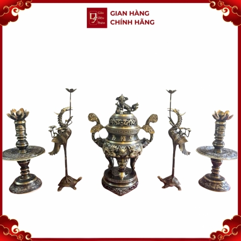 Bộ Ngũ Sự - Đồ Đồng Cao Cấp - Cửu Diệu Thiên - NS014