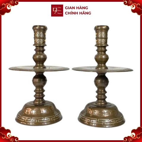 Đôi Chân Nến - Đồng Hun Giả Cổ - Cửu Diệu Thiên - HL002