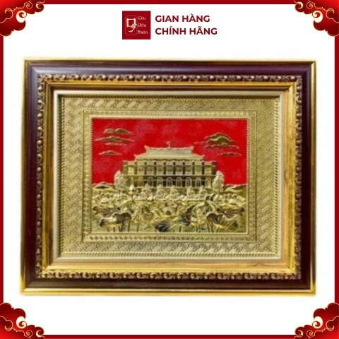 Tranh Đồng Bến Nhà Rồng - Bảo Tàng Hồ Chí Minh ( 28x34cm ) - Cửu Diệu Thiên - BR001