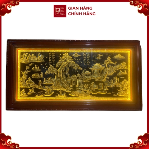 Tranh Đồng Quê - Đồ Đồng Cao Cấp - Cửu Diệu Thiên - THN404