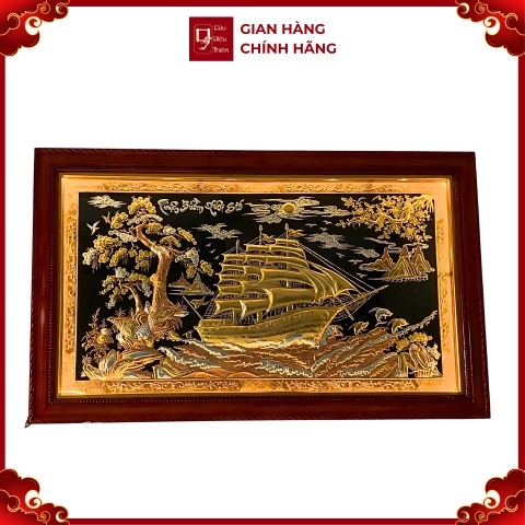 Tranh Thuận Buồm Xuôi Gió - Đồ Đồng Cao Cấp - Cửu Diệu Thiên - THN424