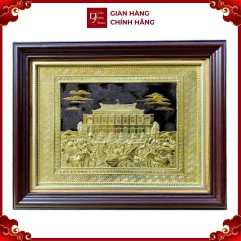 Tranh Đồng Bến Nhà Rồng - Bảo Tàng Hồ Chí Minh ( 28x34cm ) - Cửu Diệu Thiên - BR003