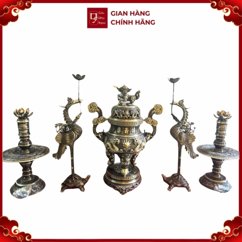 Bộ Ngũ Sự - Đồ Đồng Cao Cấp - Cửu Diệu Thiên - NS018