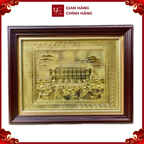 Tranh Đồng Bến Nhà Rồng - Bảo Tàng Hồ Chí Minh ( 28x34cm ) - Cửu Diệu Thiên - BR004