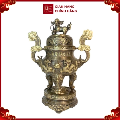 Đỉnh Đồng Phúc Lộc Thọ Khang Ninh - Đồ Đồng Cao Cấp - Cửu Diệu Thiên - ZC006