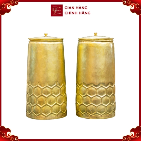 Bình Đồng Đựng Nước - Đồ Đồng Cao Cấp - Cửu Diệu Thiên - THN132