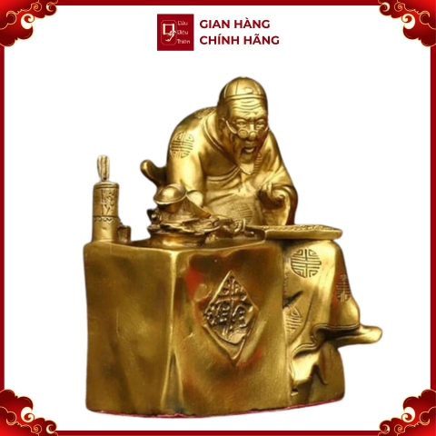 Tượng Ông Quản Gia - Đồ Đồng Cao Cấp - Cửu Diệu Thiên - THN102