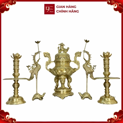 Bộ Ngũ Sự - Đồ Đồng Cao Cấp - Cửu Diệu Thiên - NS004