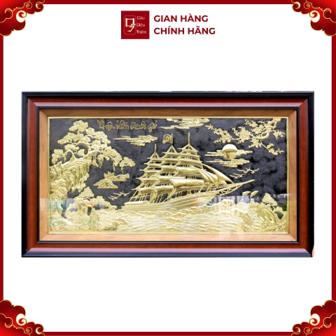 Tranh Thuận Buồm Xuôi Gió - Đồ Đồng Cao Cấp - Cửu Diệu Thiên - THN417