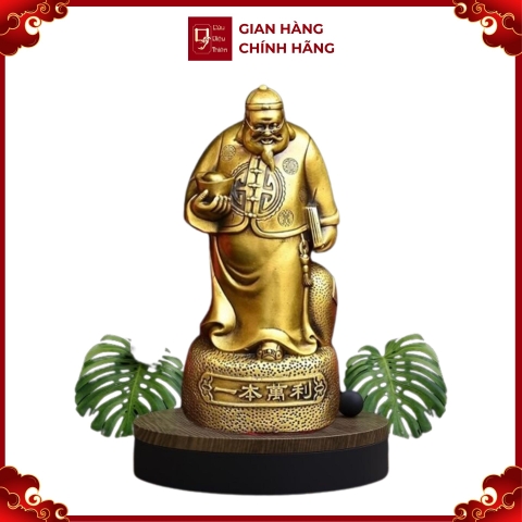 Tượng Ông Quản Gia - Đồ Đồng Cao Cấp - Cửu Diệu Thiên - THN103